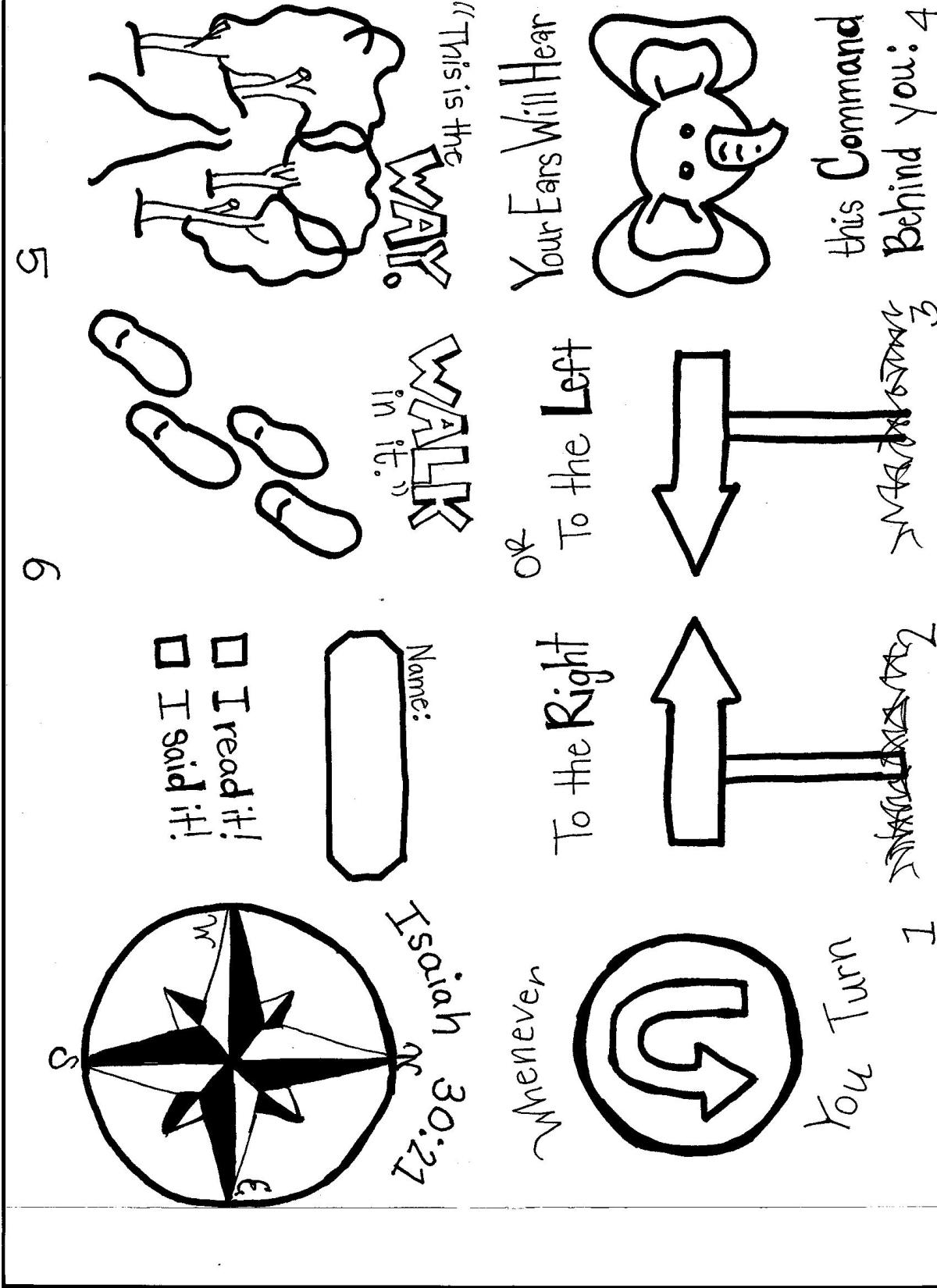 Isaiah 30:21 Mini-book